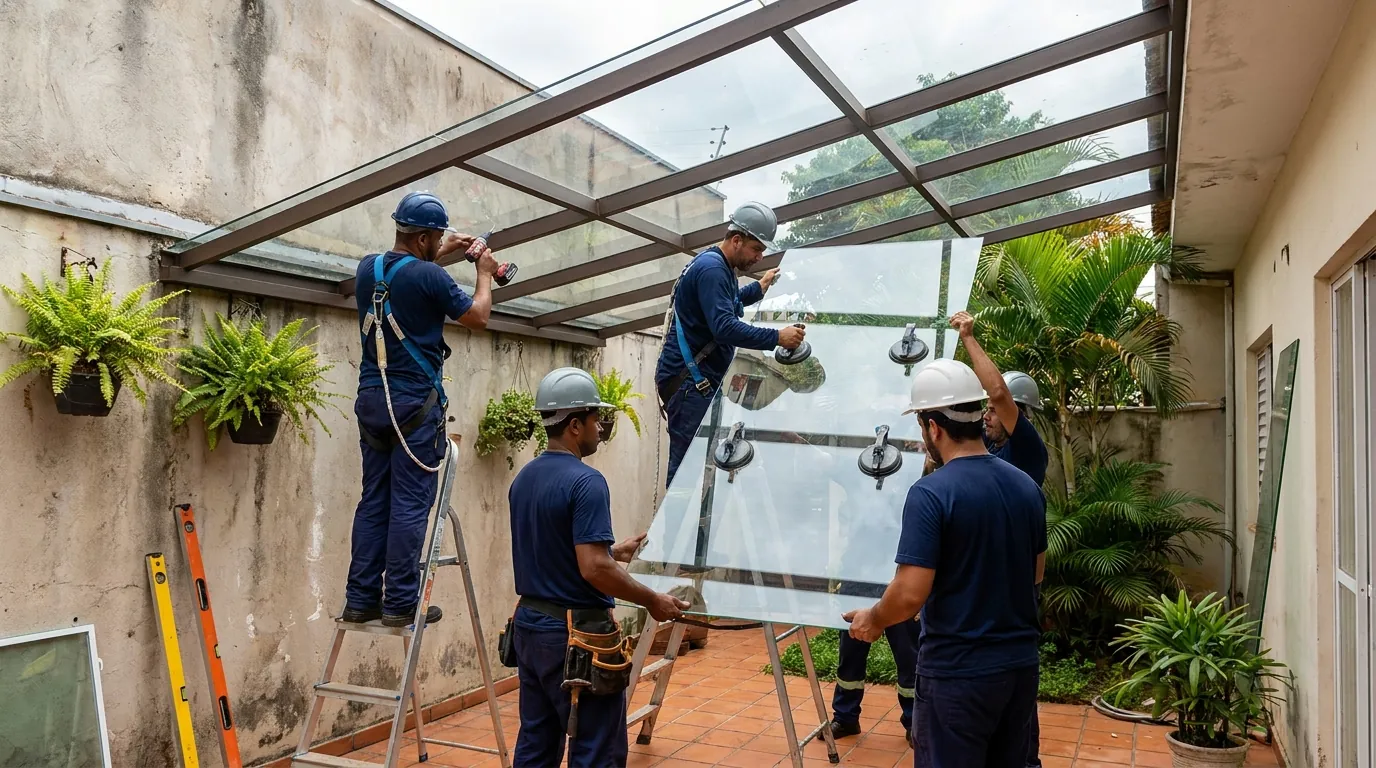 Fechamento de Churrasqueira em Serra‑ES